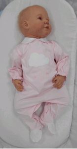 pijama bebé rosa nube sardon584